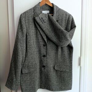 Sag Harbor Tweed Blazer - Size 16